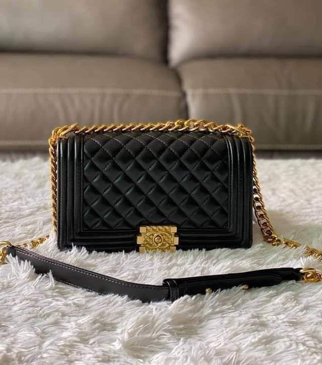 Women Satchel Handbags Quilted Crossbody Bags PU Leather Ladies Shoulder Bag Chain Strap Clutch Purse