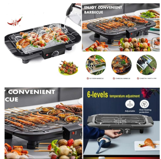Electric Portable Barbecue Grill