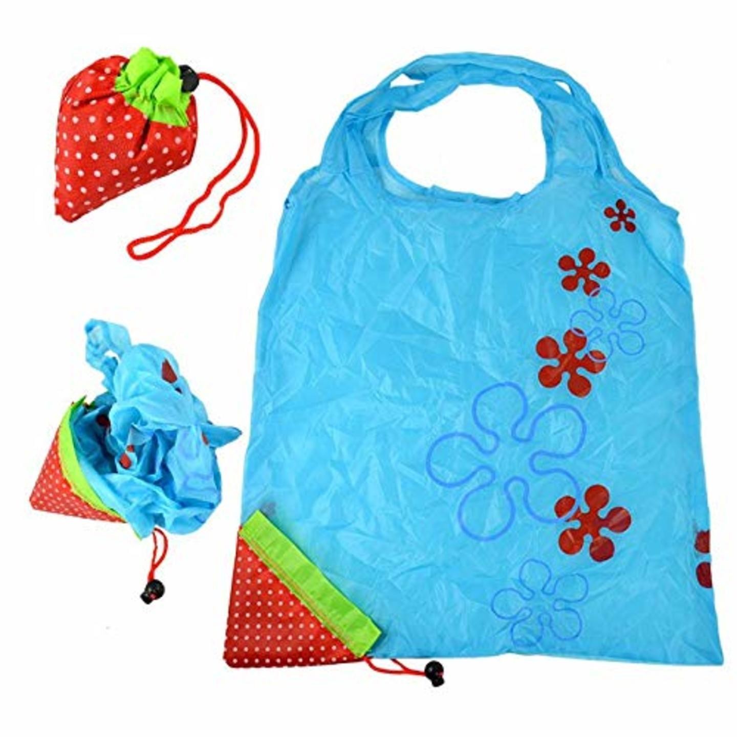 Samyaka Nylon Reusable Folding Shopper Bag