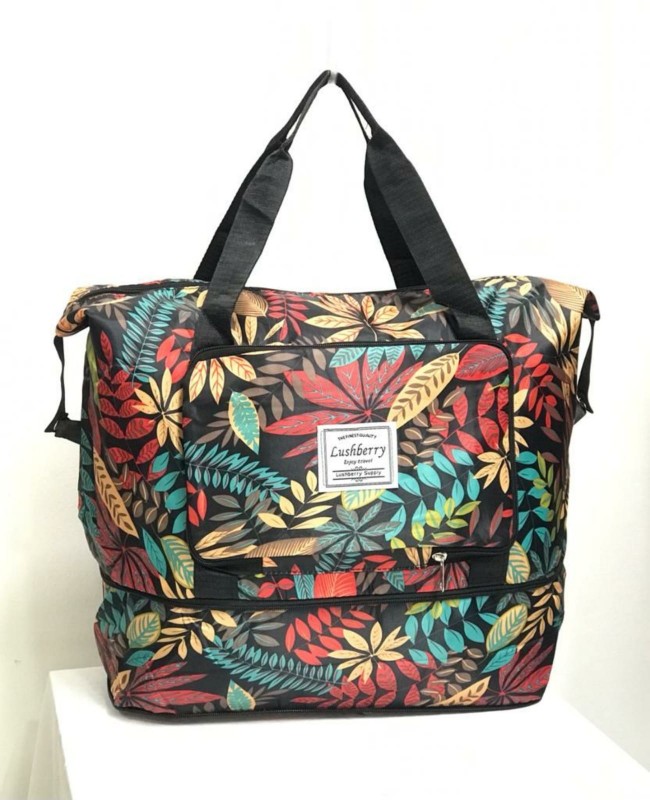 Floral Foldable  Duffle Bag