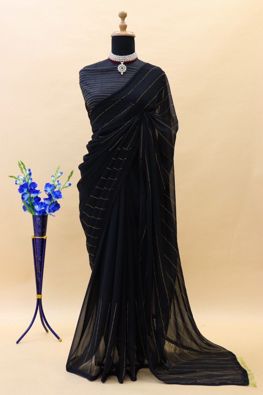 Samyaka Elegant Gorgette Saree