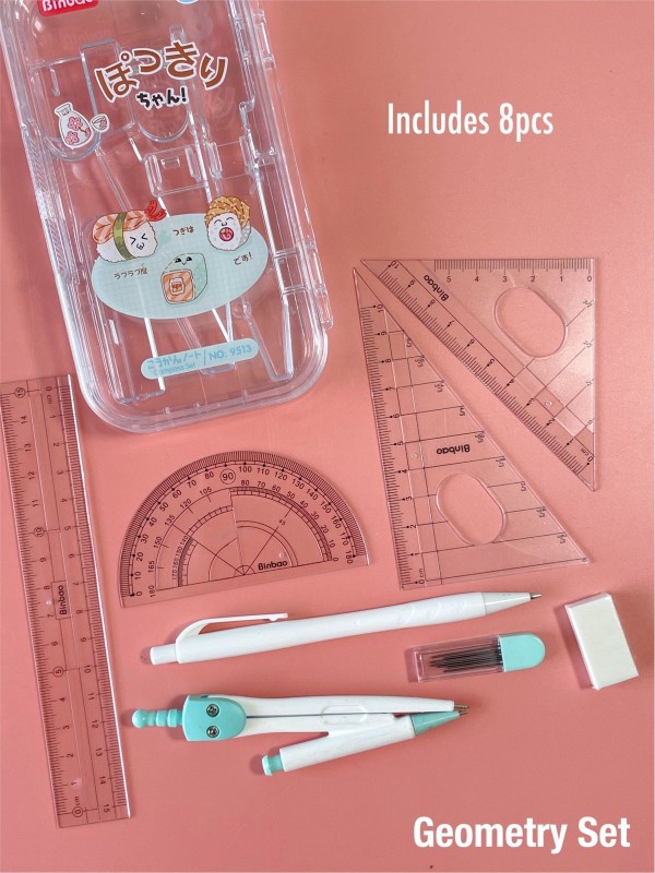 Double Side Opening geometry Set box