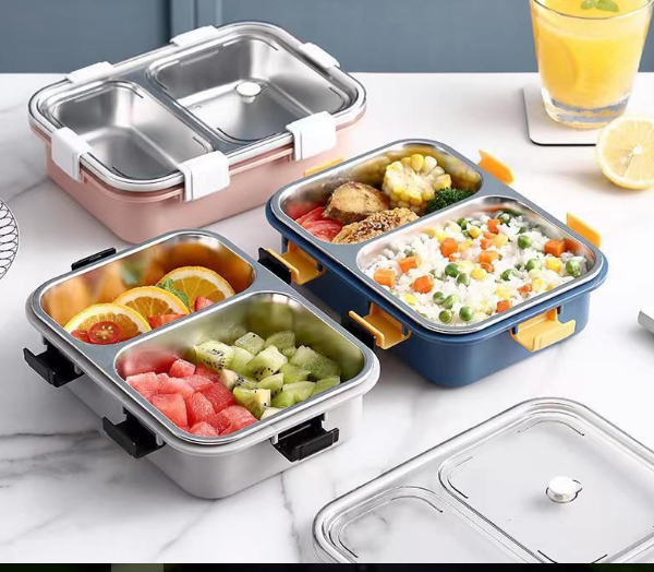 Lunch Box with 2 Compartment