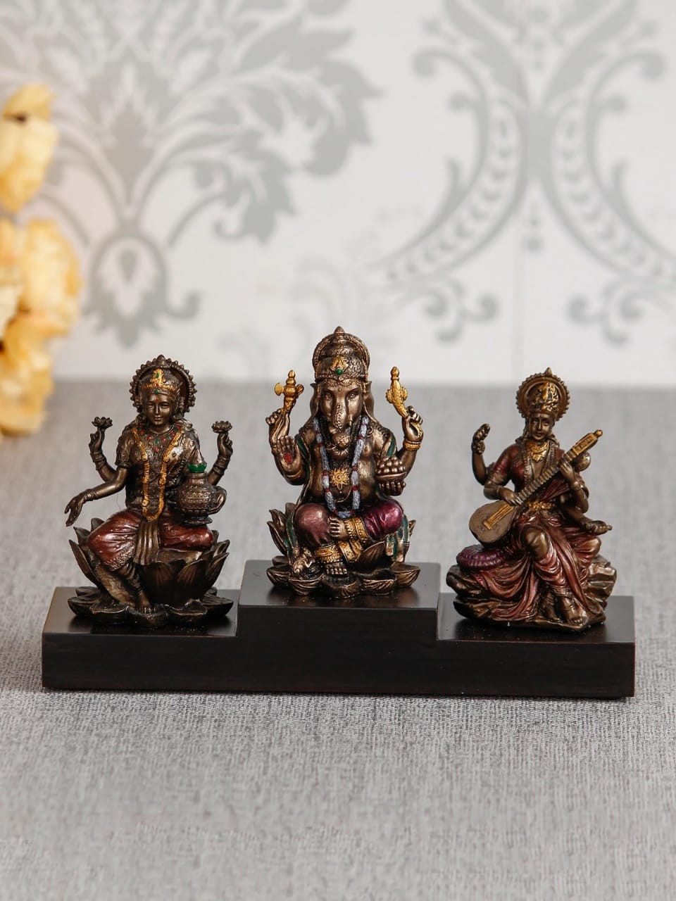 Lakshmi Ganesha Saraswati Idols