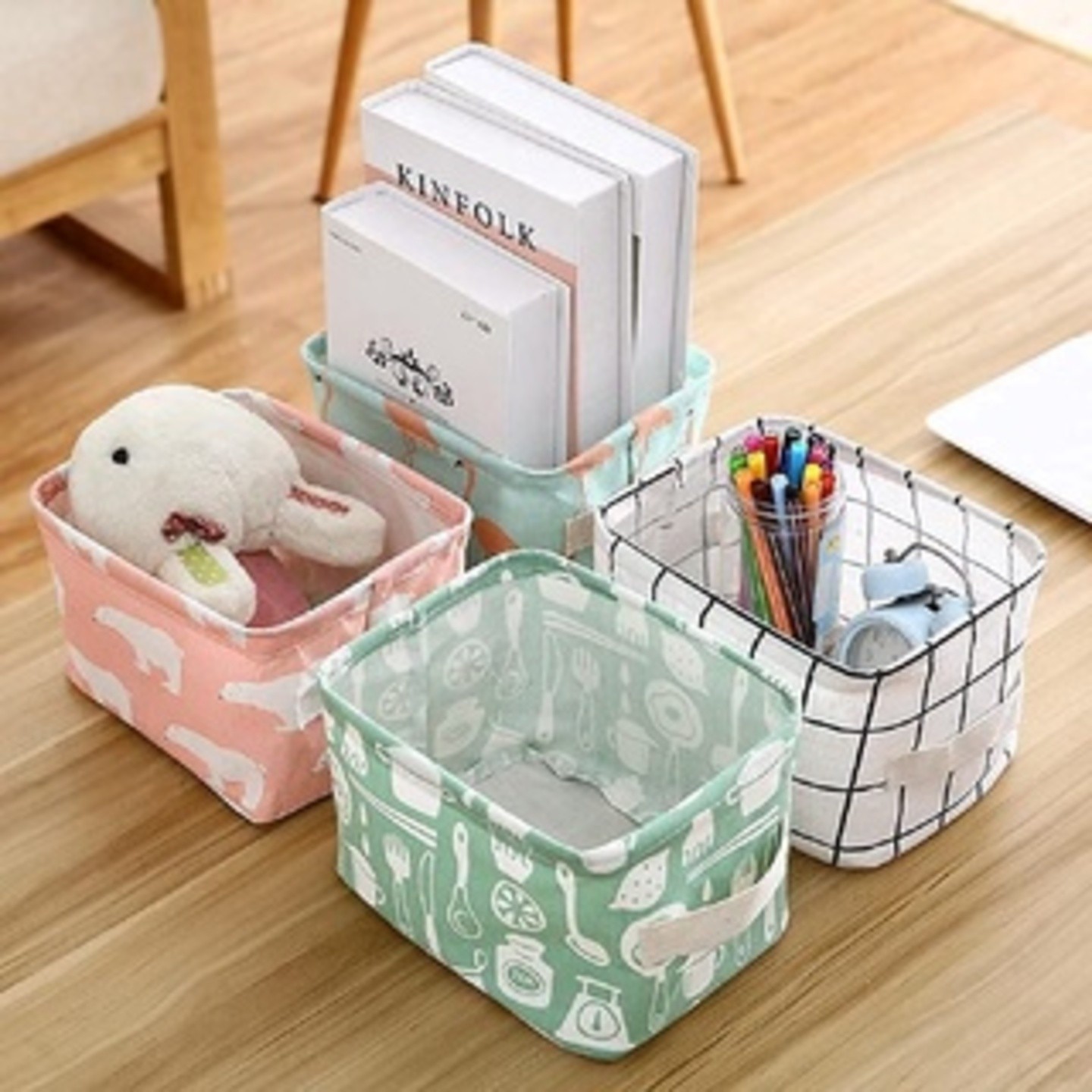 Samyaka Reusable Foldable Storage Basket