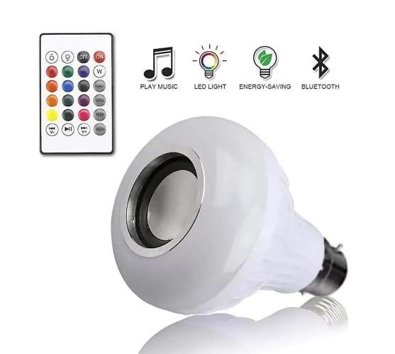 LED Light Bulb with Bluetooth Speaker