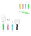 Samyaka 6 Pc Silicone Spiral Cable Organiser