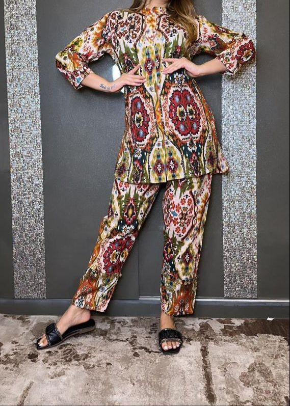 Cotton 2 Pieces Co-Ord Set