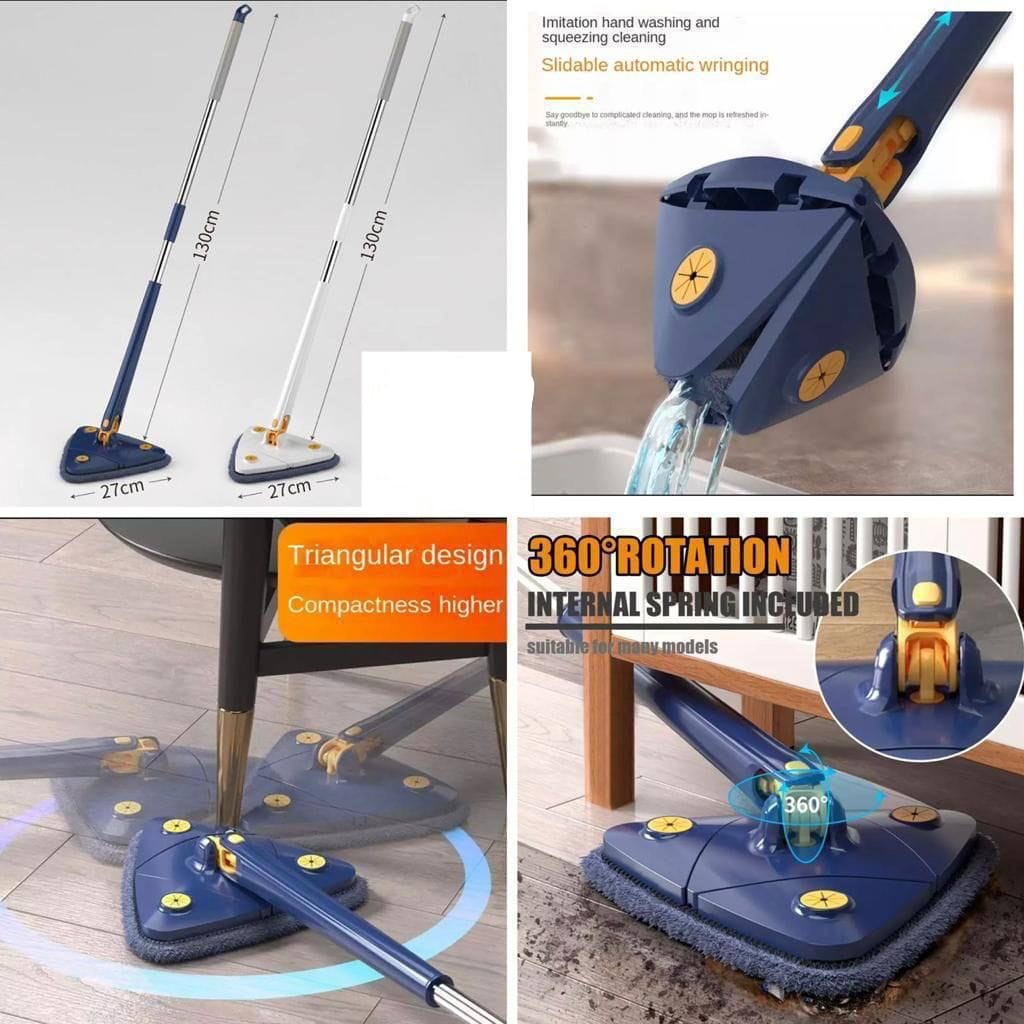 Triangular Adjustable 360 Degree Mop