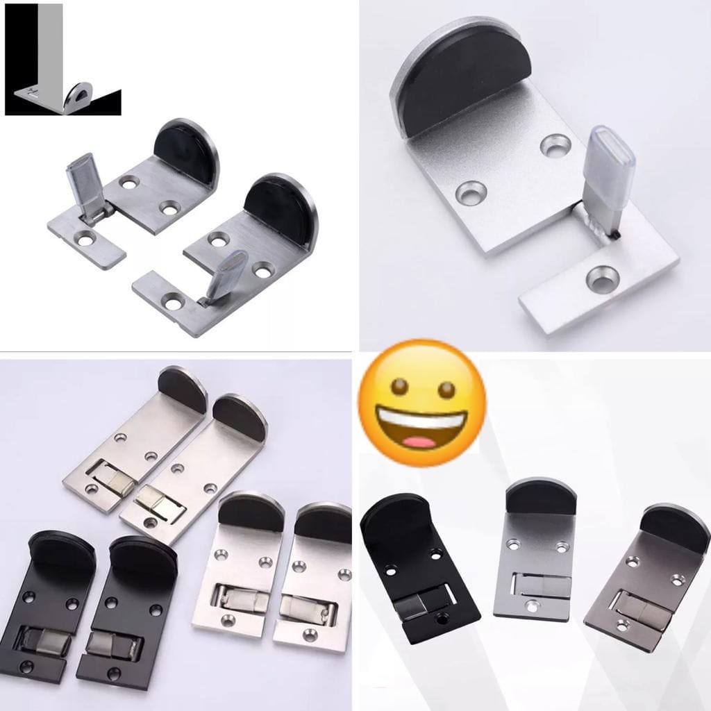Samyaka Thick Stainless Steel Hidden Door Stopper