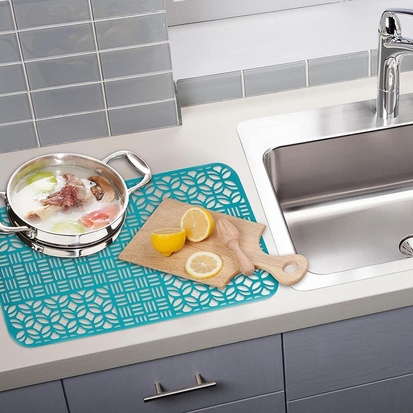 Samyaka Set of 2 Sink Mat