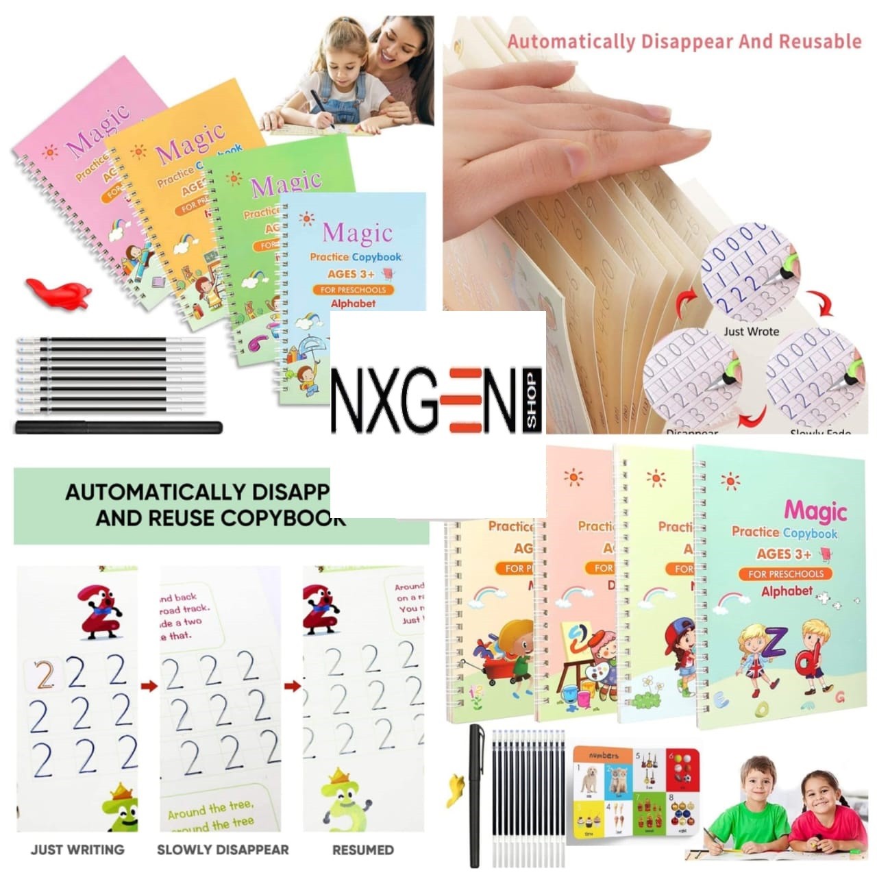 Sank Magic Practice Learning Copybook