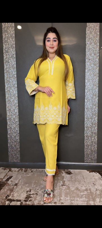 Embroidery Co-ord Set