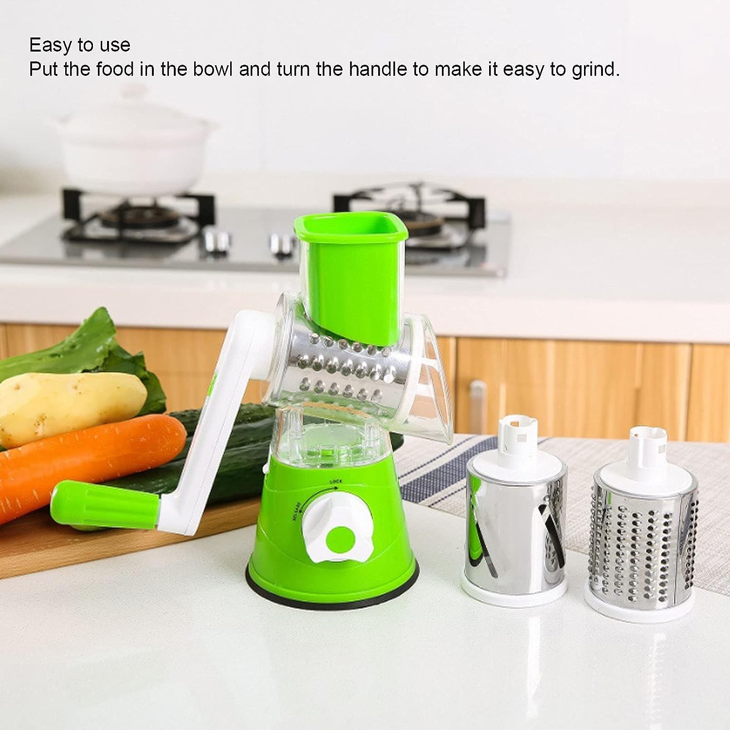 Fruit Grater, Steel Blade Vegetable Cutter