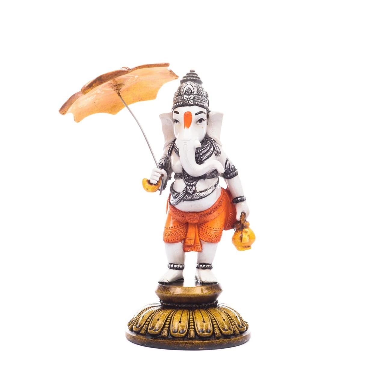 Lord Ganesha Idol Holding Umbrella